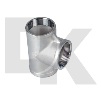 Class 150 304 316L Investment Casting Thread Fitting Equal Tee