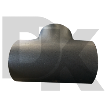 Black Painting Astm A234Wpb Steel Fitting Butt Weld Equal Tee